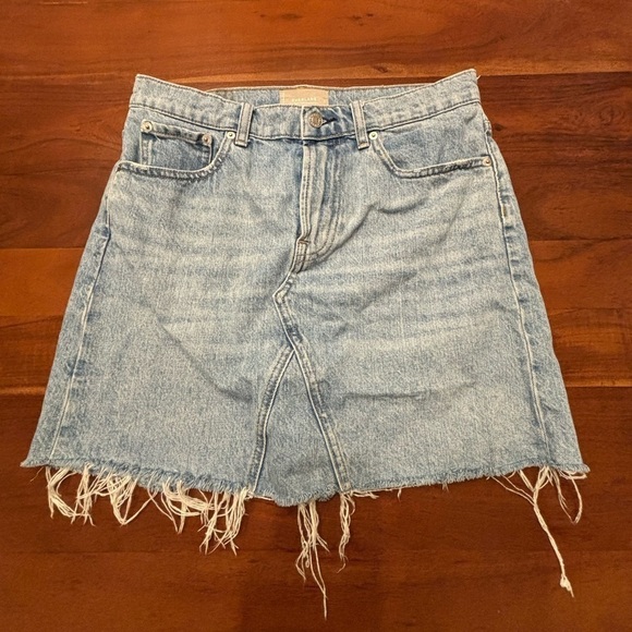 Everlane The Denim Reconstructed Skirt - Picture 5 of 10